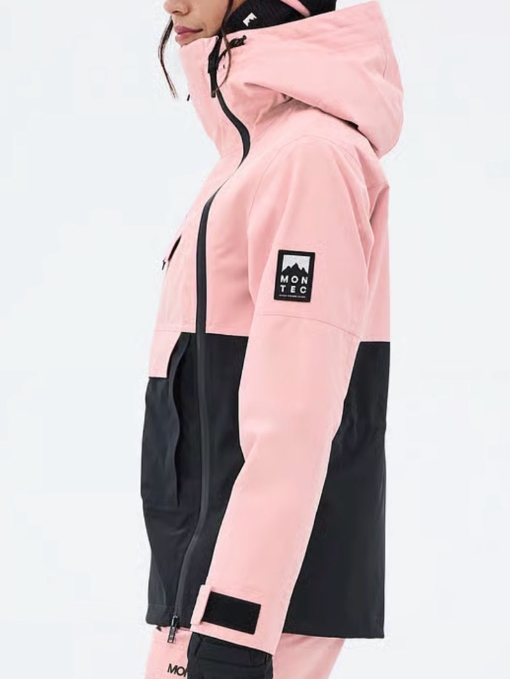 Montec Doom W Snowboard Jacket Women Soft Pink/Black Sz L - Picture 2 of 16